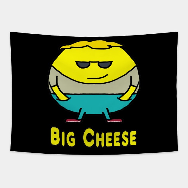 Big Cheese Tapestry by Mark Ewbie