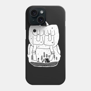 Backpacker (for Dark Color) Phone Case