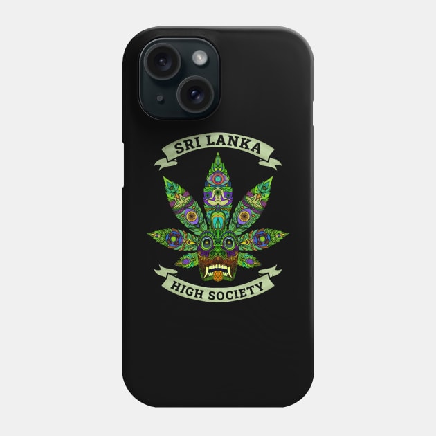 Sri Lanka Ganja Yaka Mask (Devil Mask) High Society 2 Phone Case by EYECHO