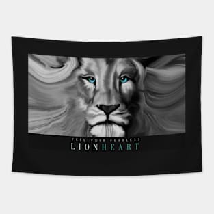 White Lion Heart Tapestry