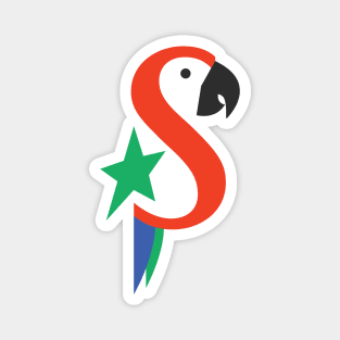 S STAR Bird Logo Magnet