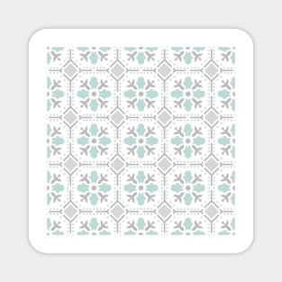 Seamless vintage background. Victorian ornament tile in vector. Magnet