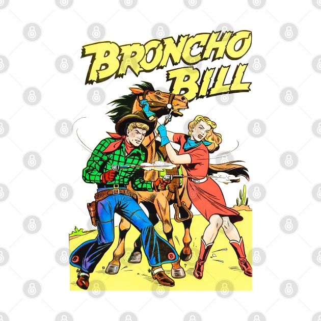 Broncho Bill Cowboy Girl Horse Vintage by REVISTANGO