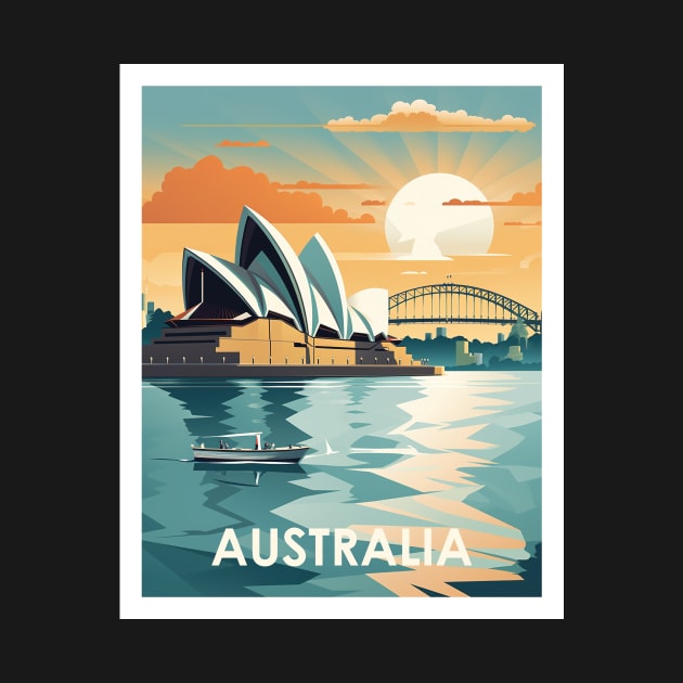 AUSTRALIA Art by MarkedArtPrints