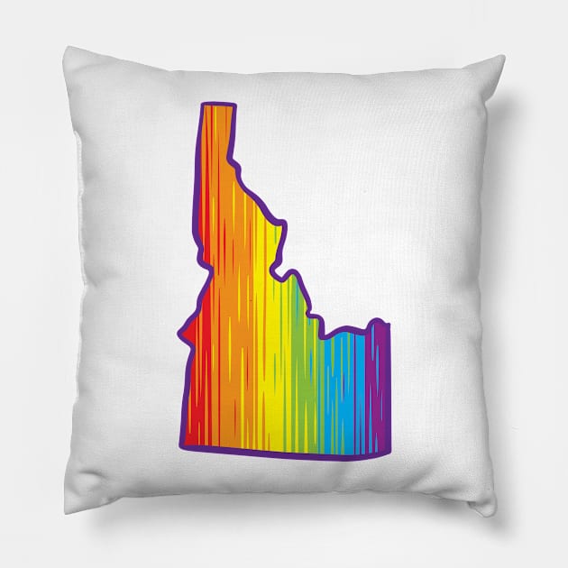 Idaho Pride Pillow by Manfish Inc.