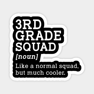 3rd Grade Squad Back to School Gift Teacher Third Grade Team Magnet