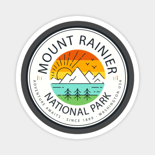 Mount Rainier National Park Magnet