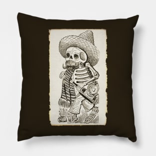 Calavera of Francisco Madero Pillow