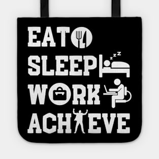 Eat Sleep Work Repeat Tote