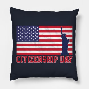 Citizenship day in USA Pillow