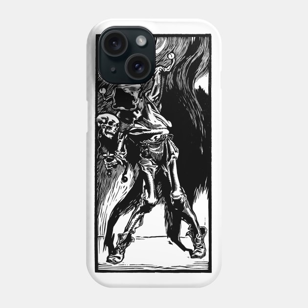 Death as a Jester Phone Case by UndiscoveredWonders