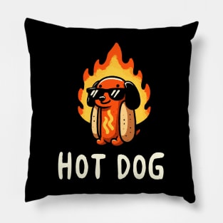 Hotdog Wiener Dog Pillow