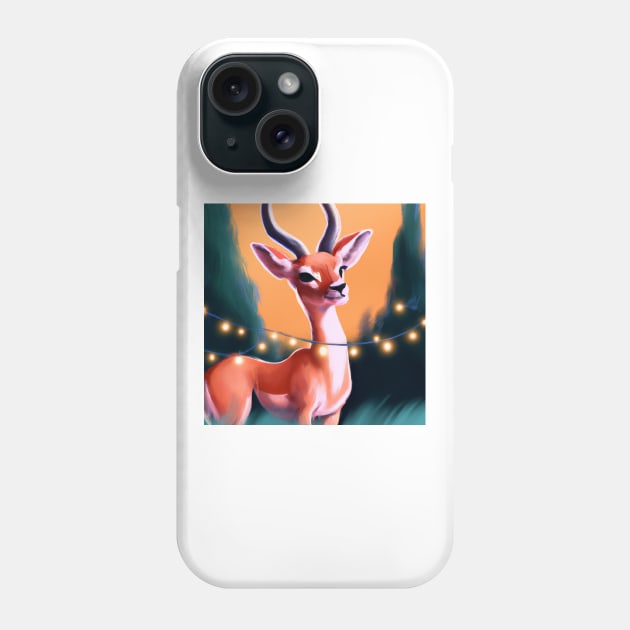 Cute Impala Drawing Phone Case by Play Zoo