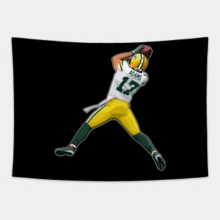 Davante Adams #17 Catch A Pass Tapestry