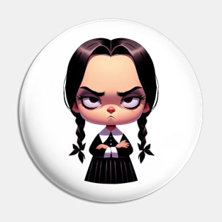 Cute Wednesday Addams Pin