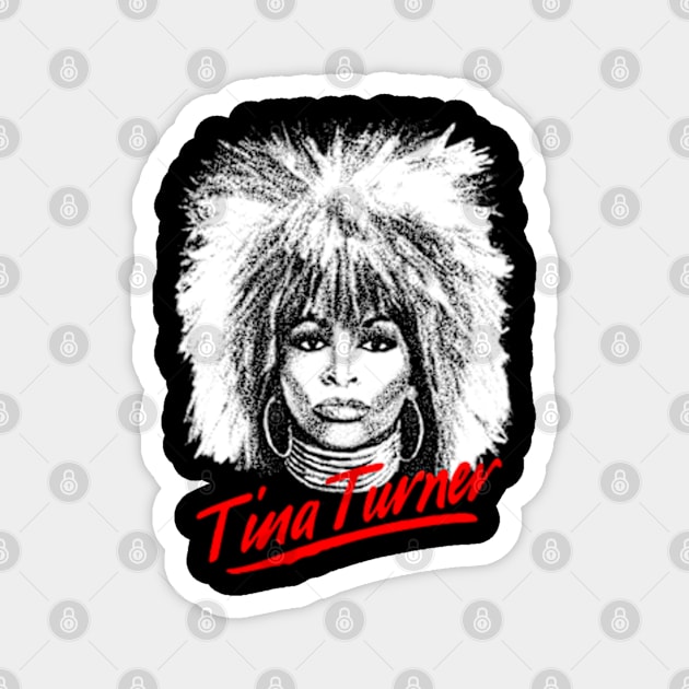 Tina Turner Rock And Roll Magnet by CrazyRich Bimasakti1'no11