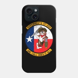 F-14 Tomcat - Superheats VF-202 - Grunge Style Phone Case