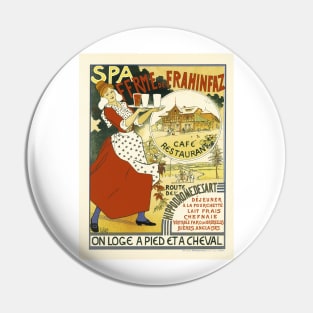 SPA FERME DE FRAHINFAZ 1894 by Edward Duyck for Les Maitres De L'affiche Collection Pin