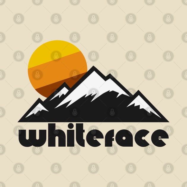 Retro Whiteface ))(( Tourist Souvenir Travel New York Design by darklordpug