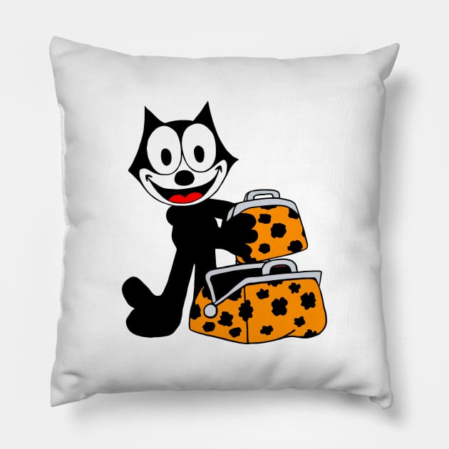 Felix The Cat Pillow by komplenan