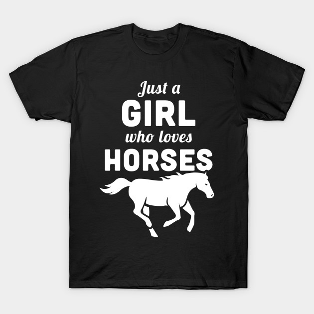 Funny Horse Girl Design | Horseback Riding - Horseback Riding - T-Shirt ...