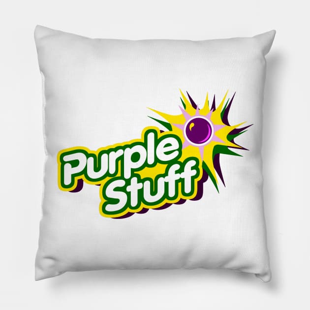 Purple Stuff Pillow by AngryMongoAff