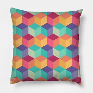 Quatro Rainbow Pattern Pillow