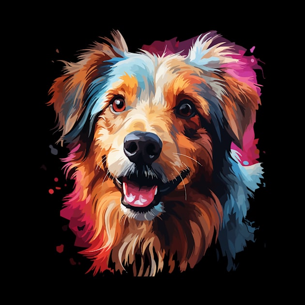 Australian Terrier Rainbow by JH Mart