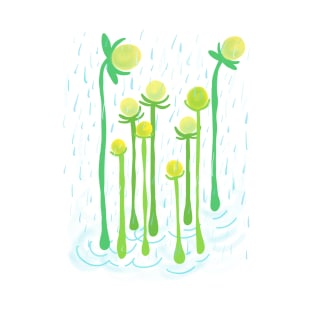 KINGCUP BUDS IN THE RAIN T-Shirt