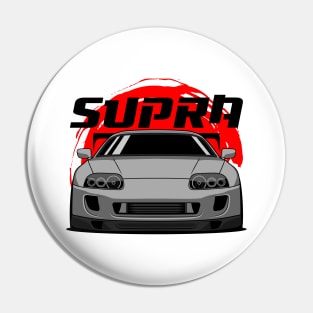 JDM Silver Supra Pin