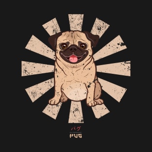 Pug Retro Japanese T-Shirt