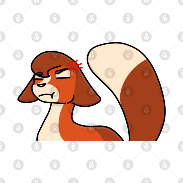 Angry Squirrelpaw by ceolsonart