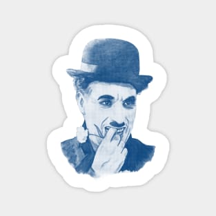 Chaplin blue Magnet