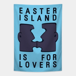 Easter Island is for Lovers Tapestry