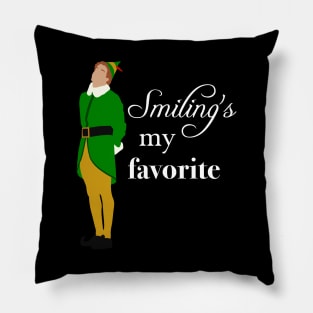Elf Smiling is my Favorite Pillow