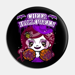 CHEER HALLOWEEN WITCH Pin