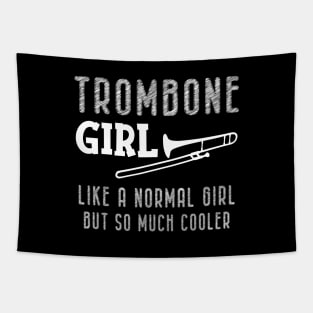 Trombone girl - like a normal but so much cooler Tapestry