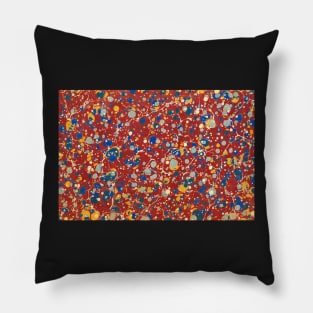 Vintage Marbled Organism Pillow