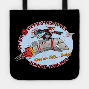 VF-301 Devil's Disciples Nose Art Tote