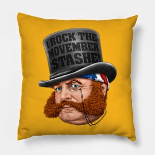 Movember 'Stashe Pillow