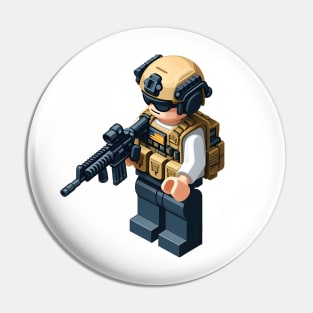 Tactical LEGO Pin