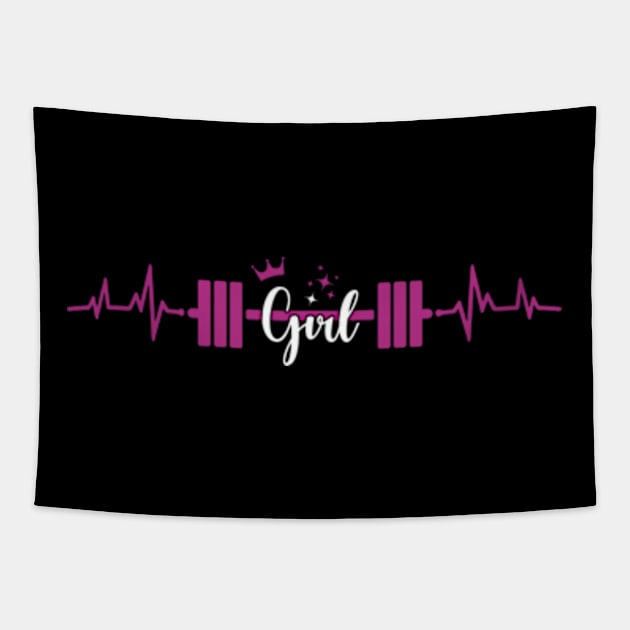 Fitness barbie Tapestry by DarkStile