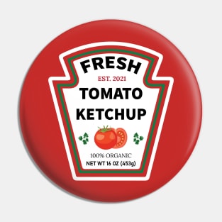 Fresh Tomato Ketchup Costume Pin