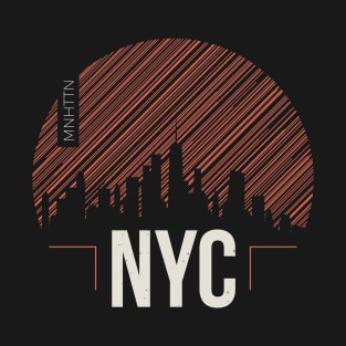 New york city- urban sun set T-Shirt