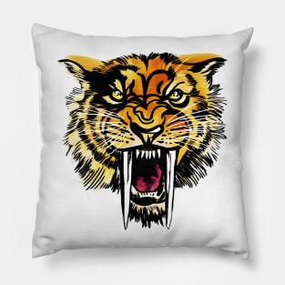 Saber-Tooth Tiger Pillow