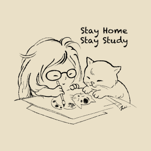 Stay home being a cat T-Shirt