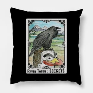 SECRETS Raven Totem Spirit Guide Pillow