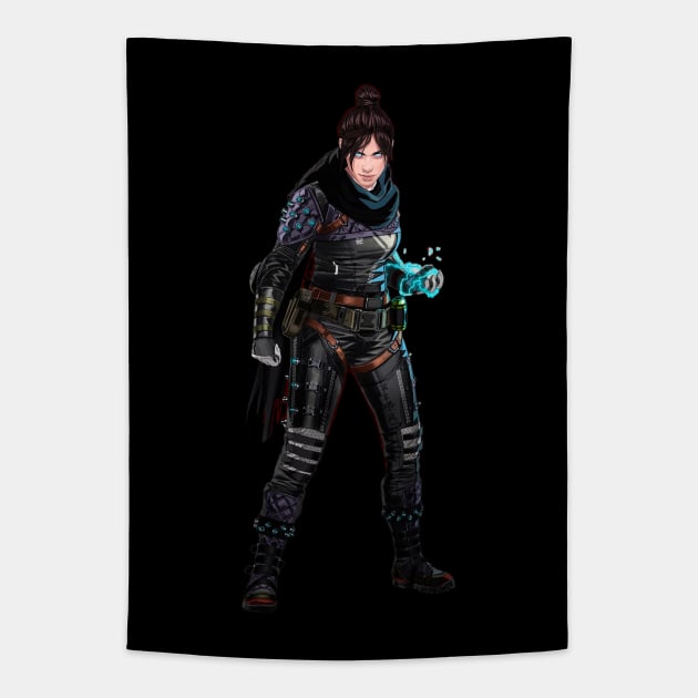 Apex Legends Wraith Tapestry by Paul Draw