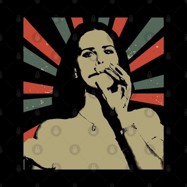 LANA DEL REY || Vintage Art Design || Exclusive Art by Setipixel