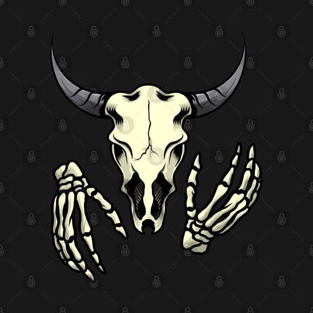 Bull Skull Design by wap.prjct